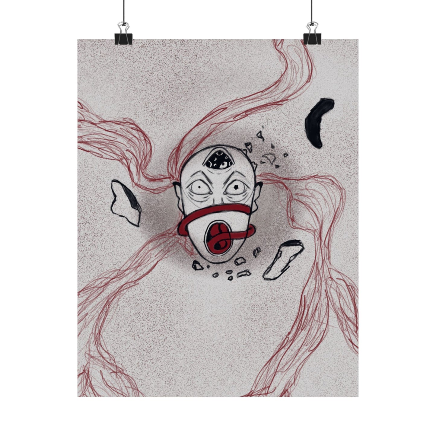 Suffocation (Poster) - A striking matte vertical poster printed on archival, museum-grade paper (View 2)