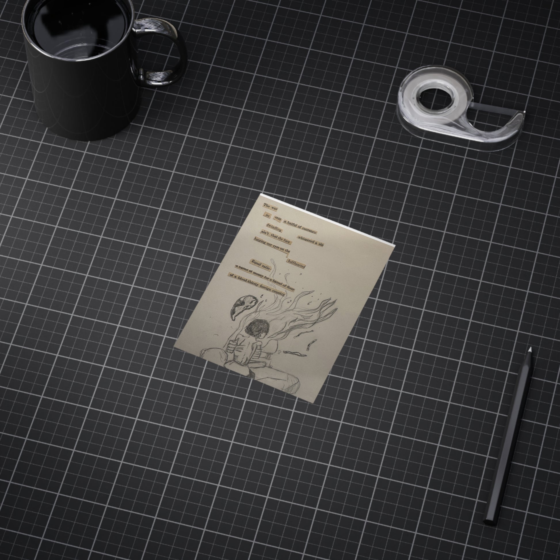 A Hatful of Currency (Paper products) - Hand-drawn emotion meets quiet poetry in this unframed print (View 23)