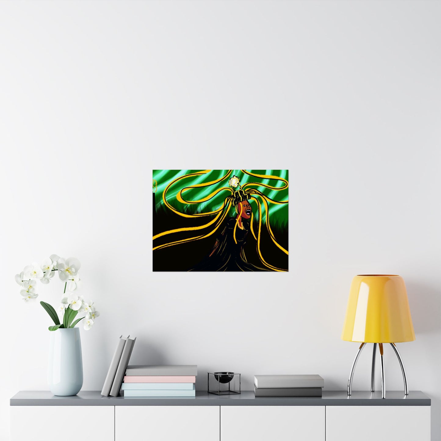 Wailing Oracle (Poster) - This matte horizontal poster brings bold, cinematic energy to any indoor space (View 19)