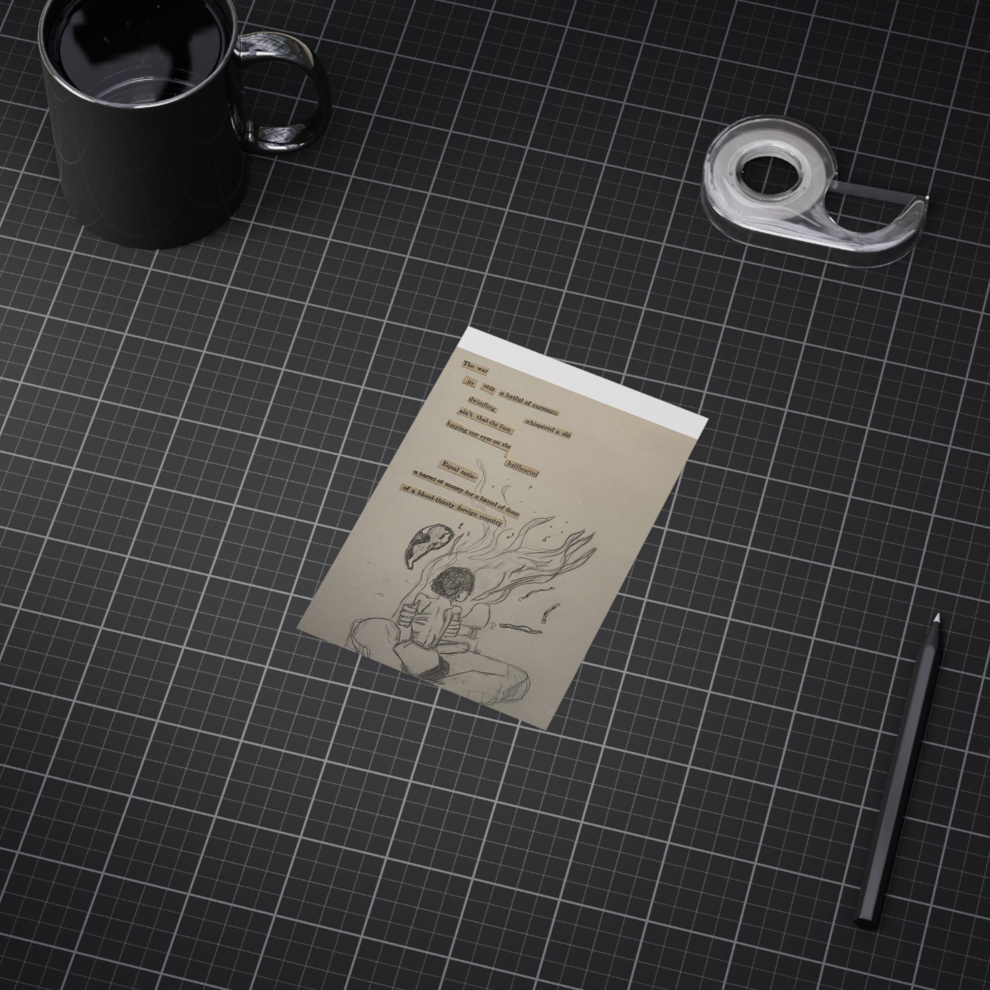 A Hatful of Currency (Paper products) - Hand-drawn emotion meets quiet poetry in this unframed print (View 29)