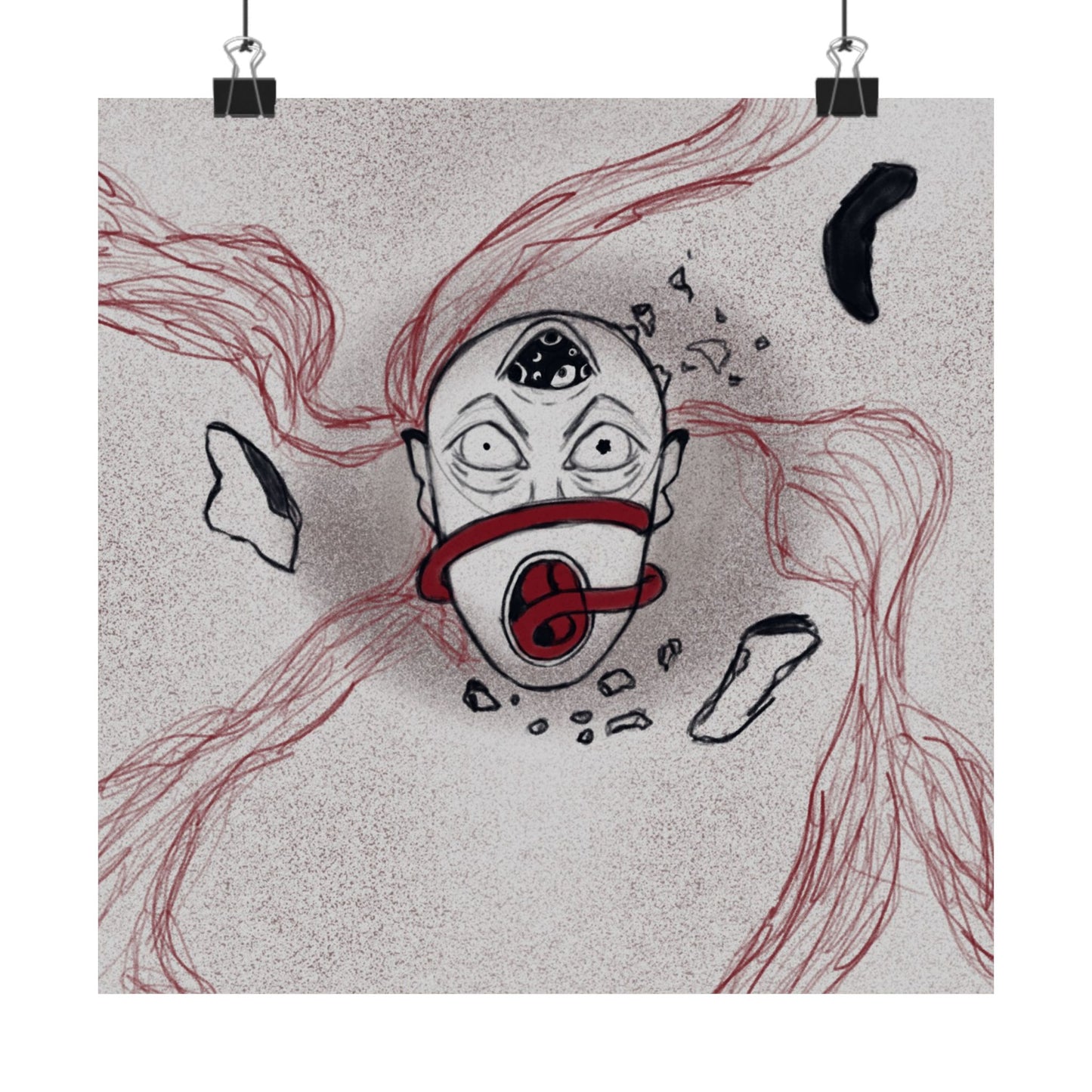 Suffocation (Poster) - A striking matte vertical poster printed on archival, museum-grade paper (View 9)