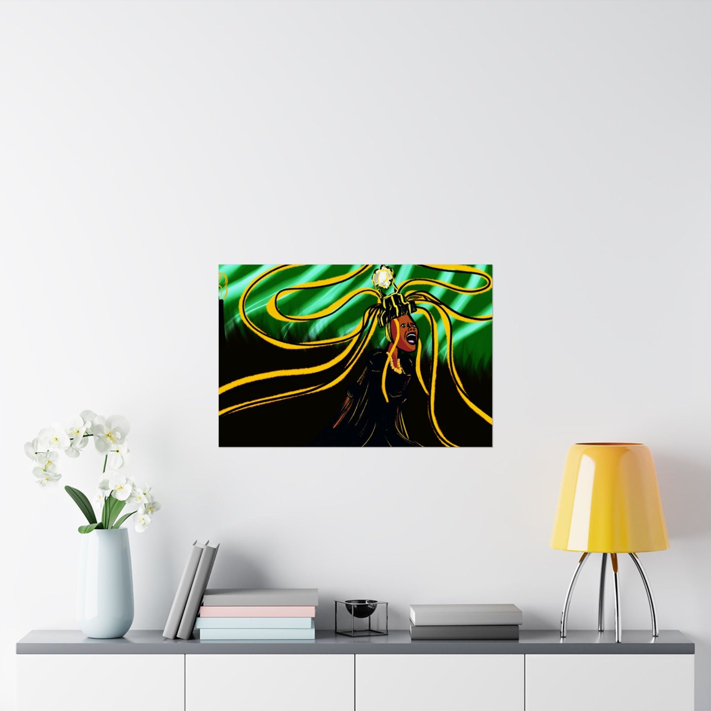 Wailing Oracle (Poster) - This matte horizontal poster brings bold, cinematic energy to any indoor space (View 20)