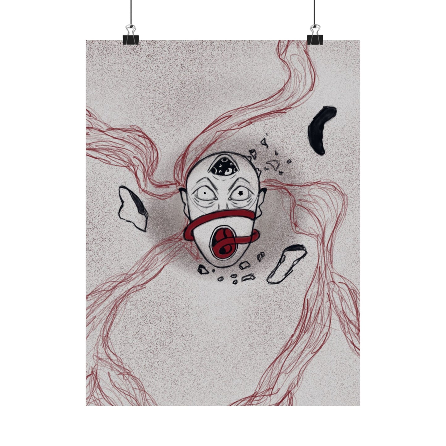 Suffocation (Poster) - A striking matte vertical poster printed on archival, museum-grade paper (View 3)