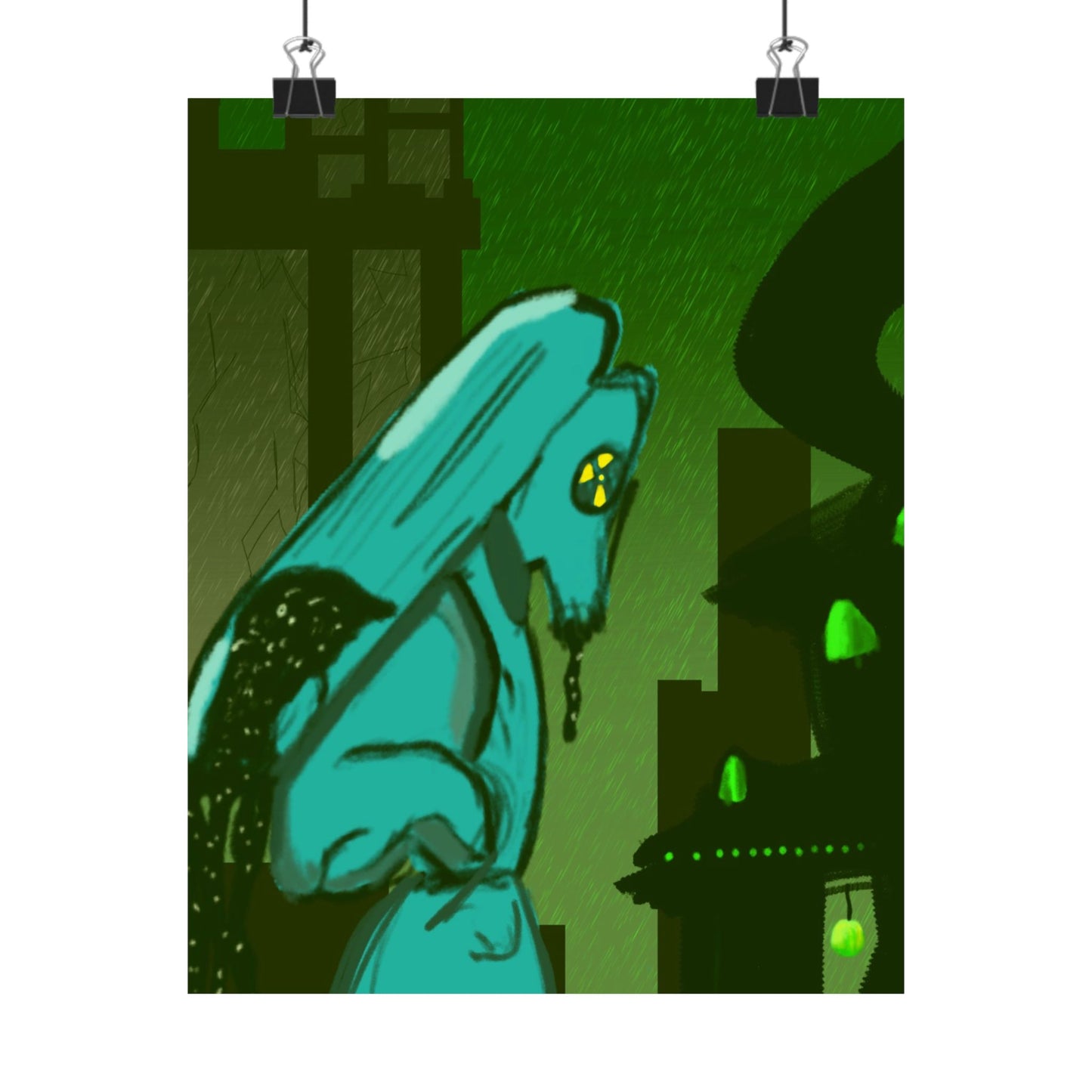 Warning Critical Contamination (Poster) - My souls radiates through a container that cannot hold it (View 14)