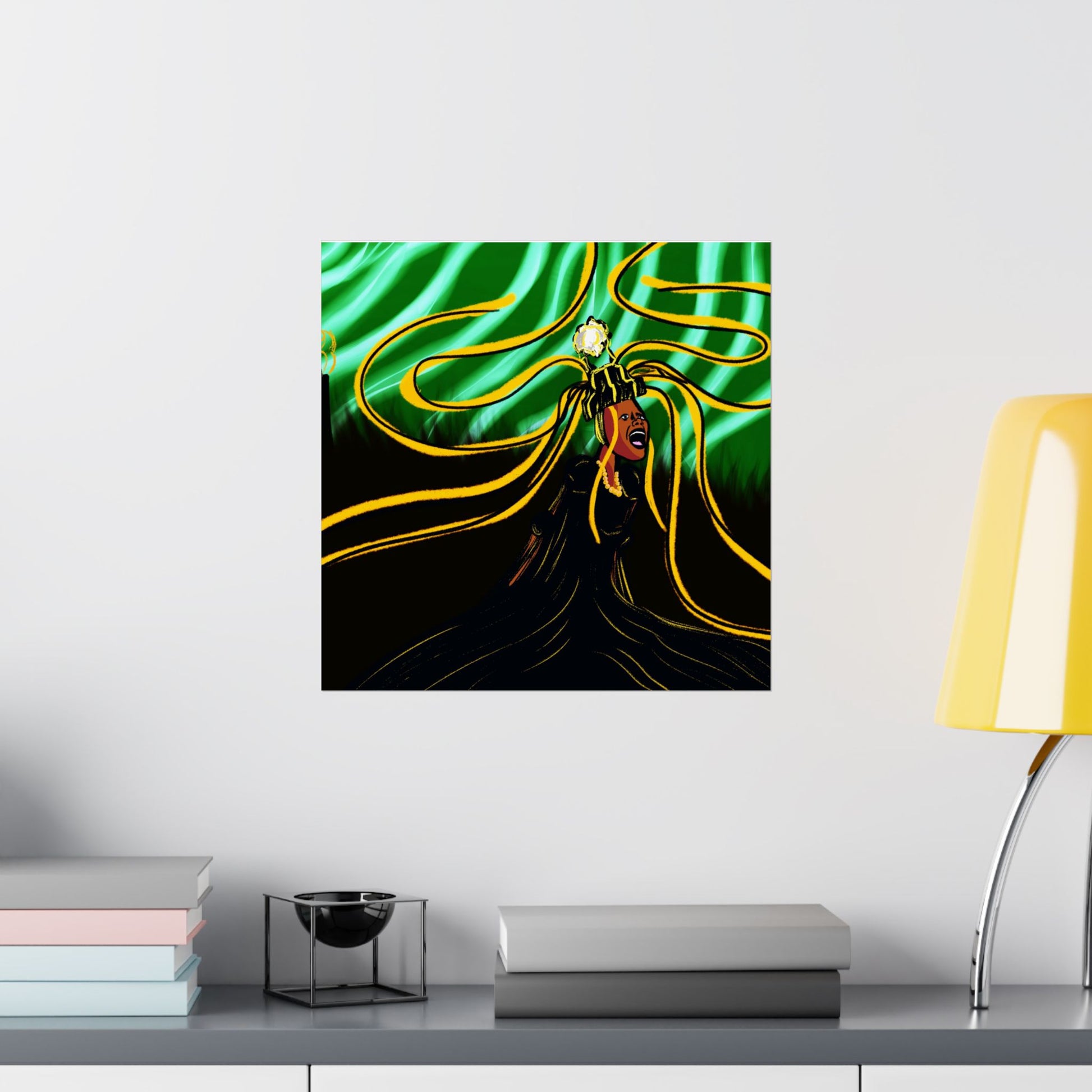 Wailing Oracle (Poster) - This matte horizontal poster brings bold, cinematic energy to any indoor space (View 25)