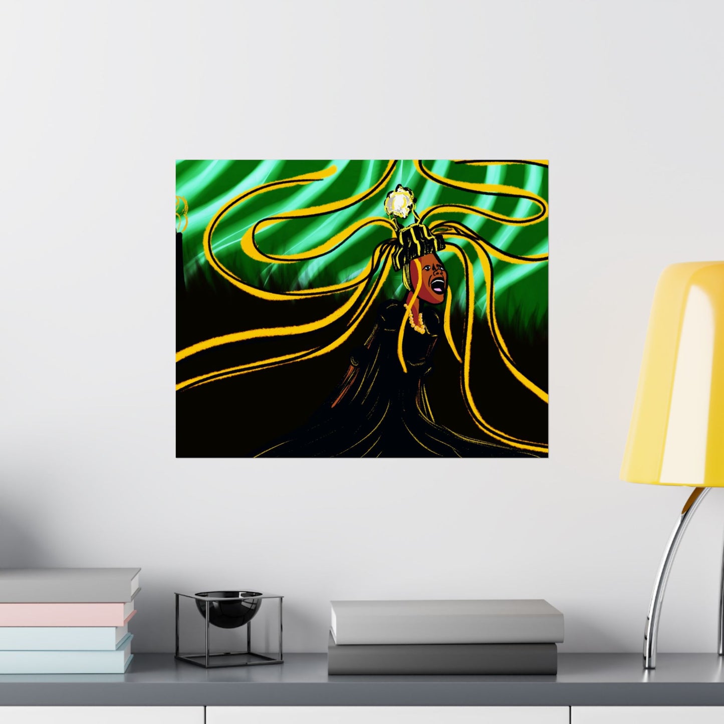Wailing Oracle (Poster) - This matte horizontal poster brings bold, cinematic energy to any indoor space (View 18)
