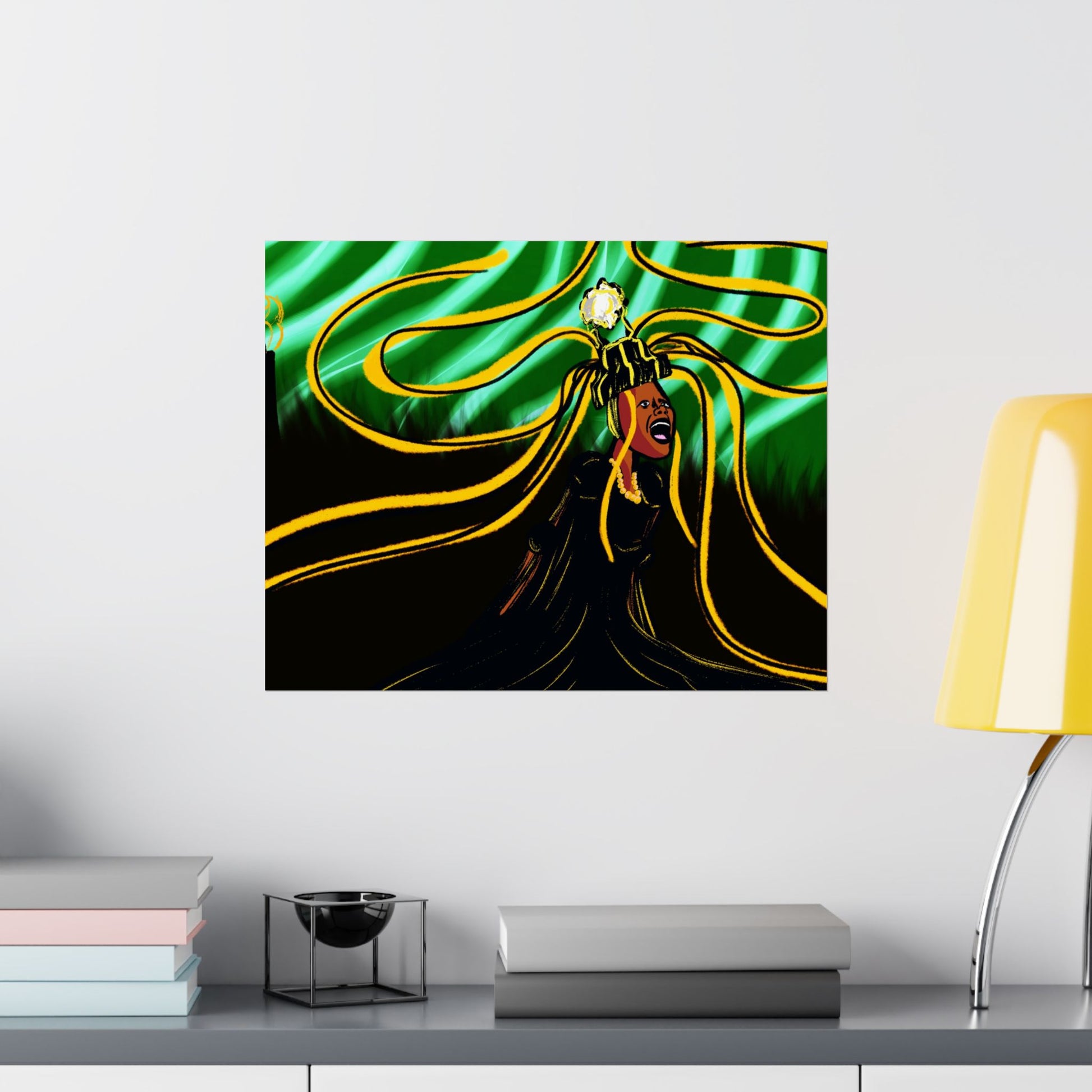 Wailing Oracle (Poster) - This matte horizontal poster brings bold, cinematic energy to any indoor space (View 18)