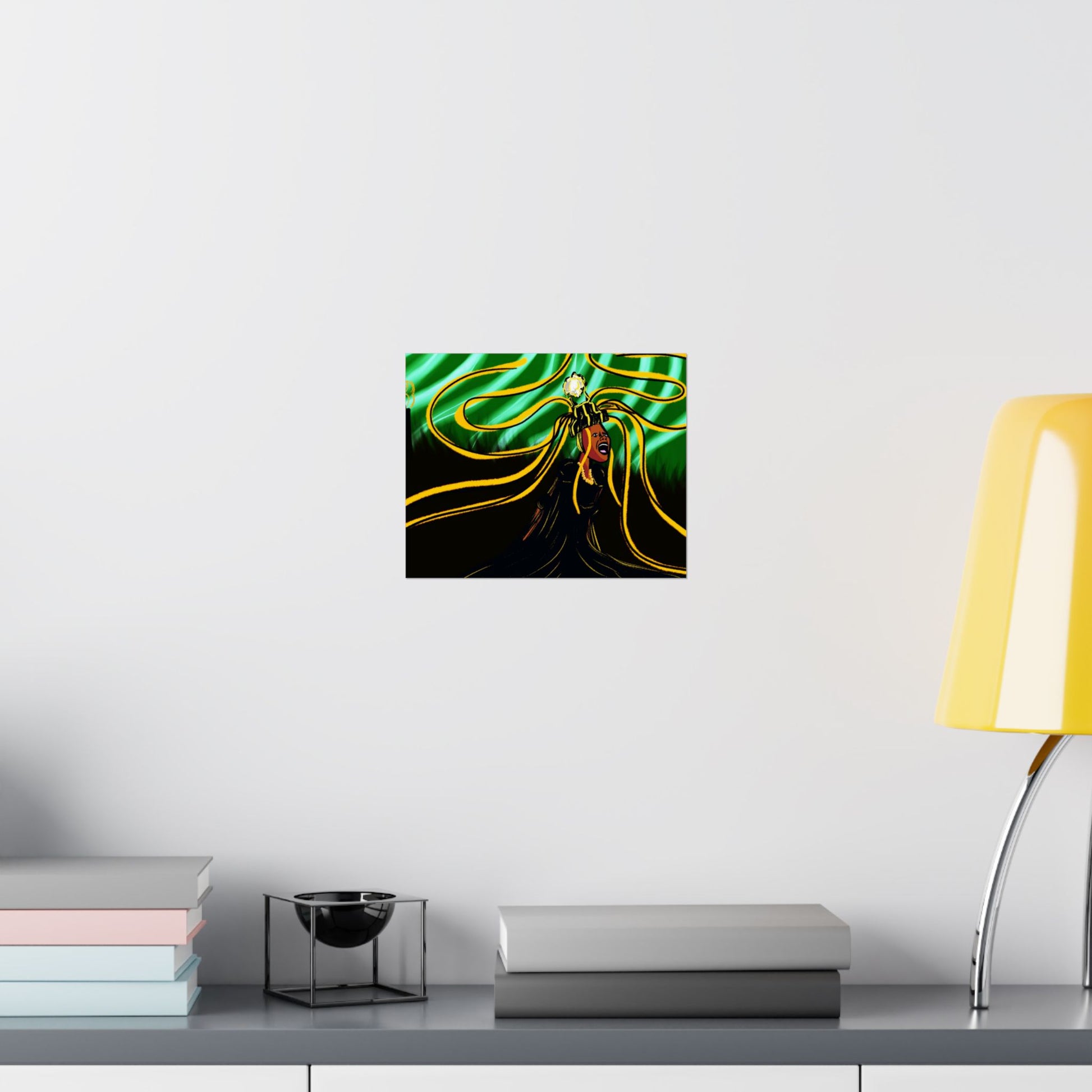 Wailing Oracle (Poster) - This matte horizontal poster brings bold, cinematic energy to any indoor space (View 14)