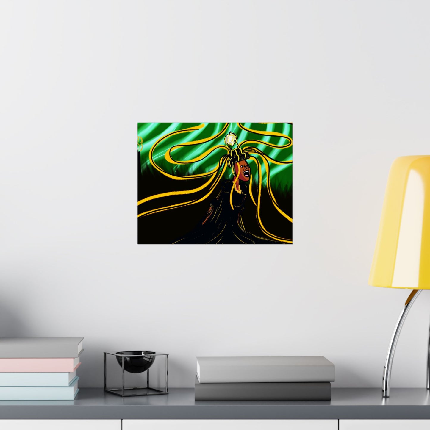 Wailing Oracle (Poster) - This matte horizontal poster brings bold, cinematic energy to any indoor space (View 15)