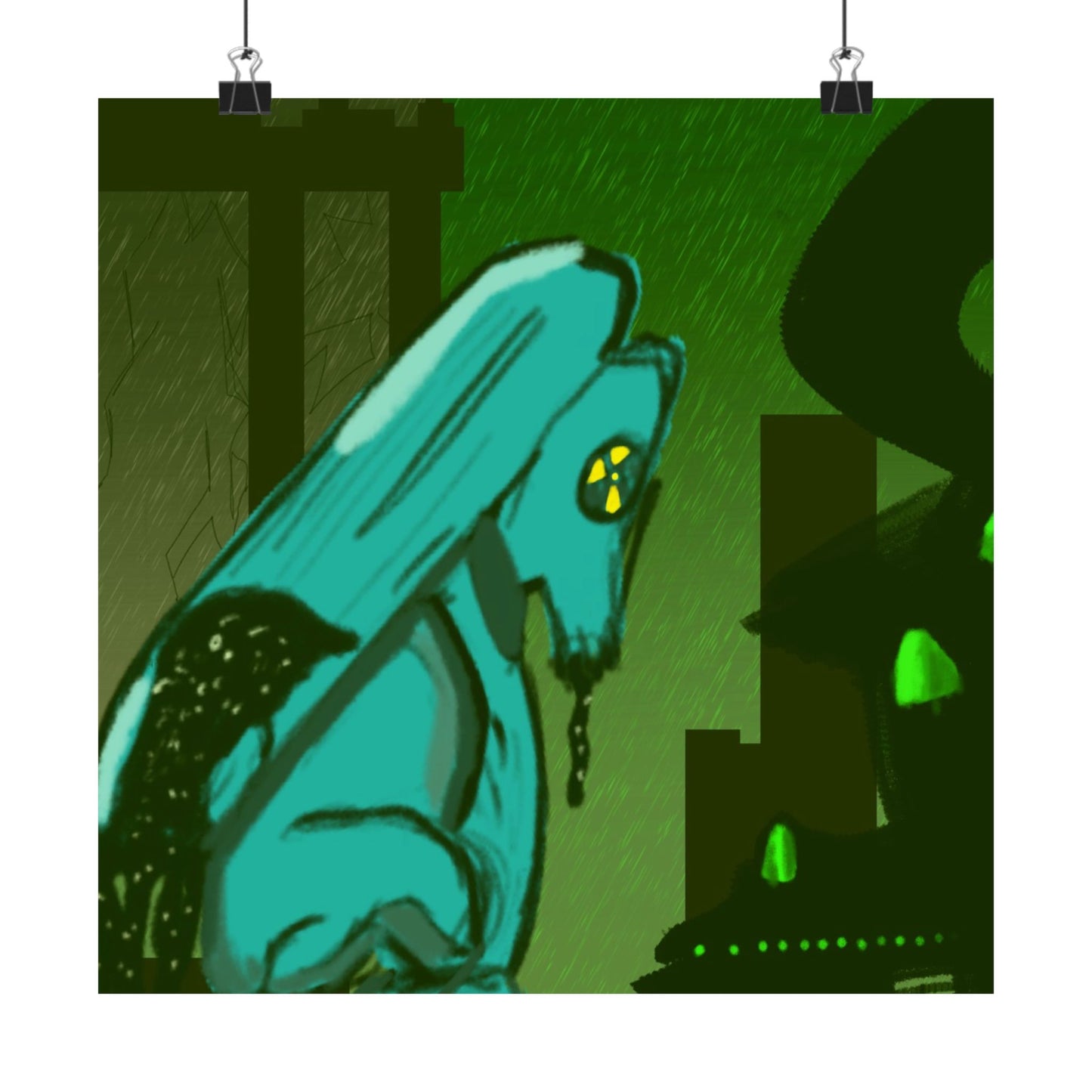 Warning Critical Contamination (Poster) - My souls radiates through a container that cannot hold it (View 10)