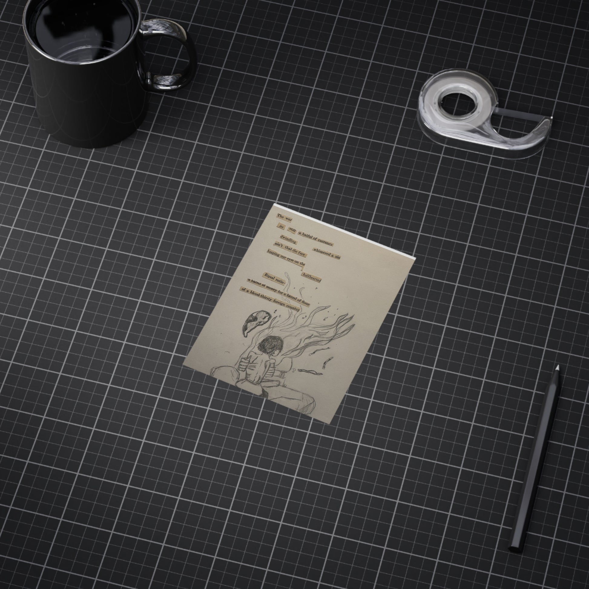 A Hatful of Currency (Paper products) - Hand-drawn emotion meets quiet poetry in this unframed print (View 27)