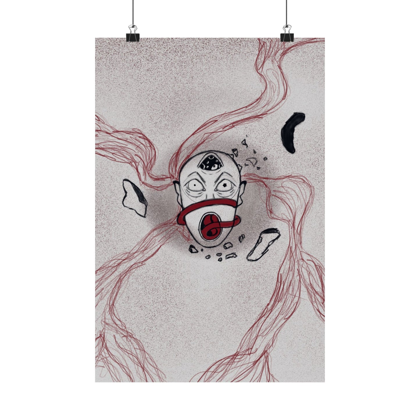 Suffocation (Poster) - A striking matte vertical poster printed on archival, museum-grade paper (View 4)