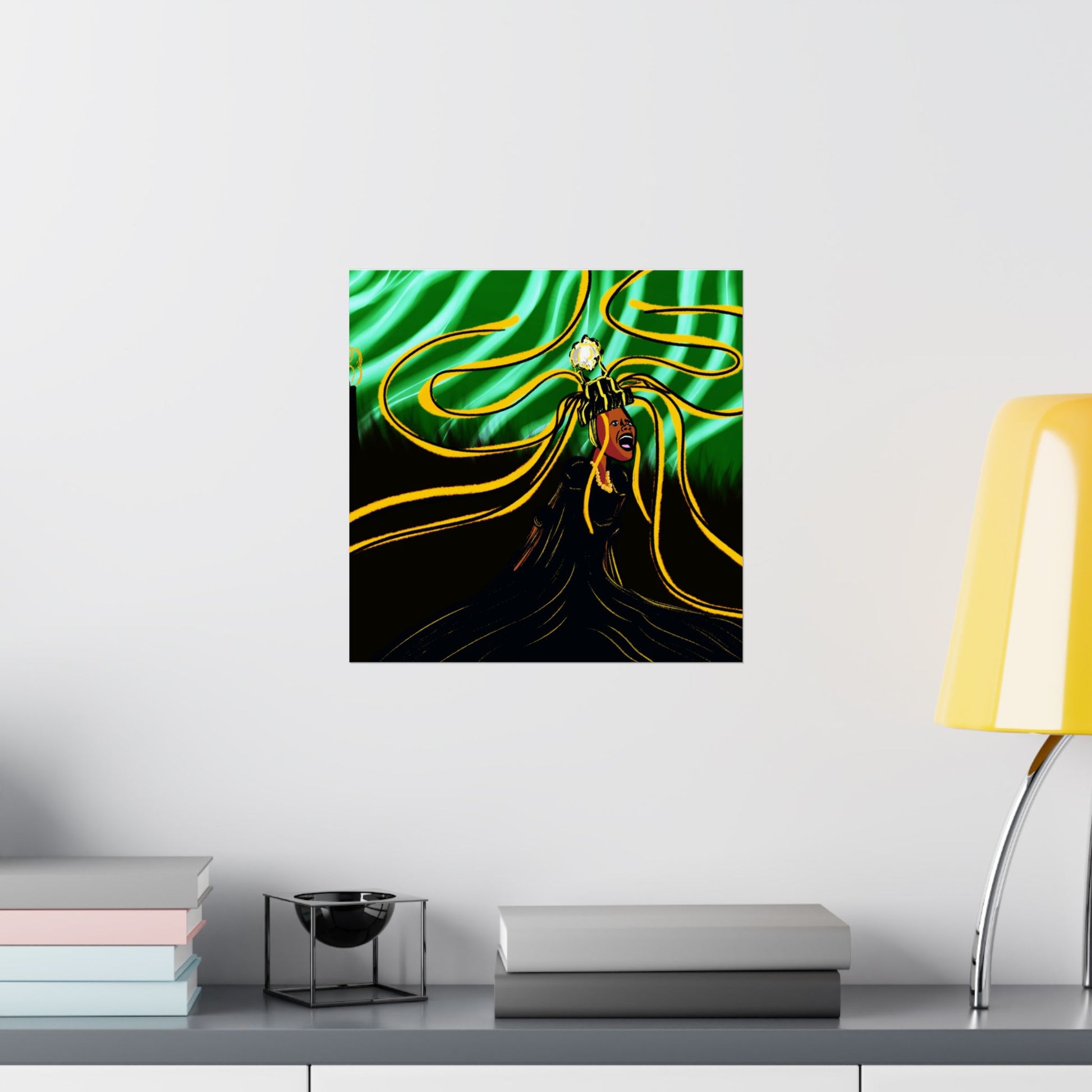 Wailing Oracle (Poster) - This matte horizontal poster brings bold, cinematic energy to any indoor space (View 24)