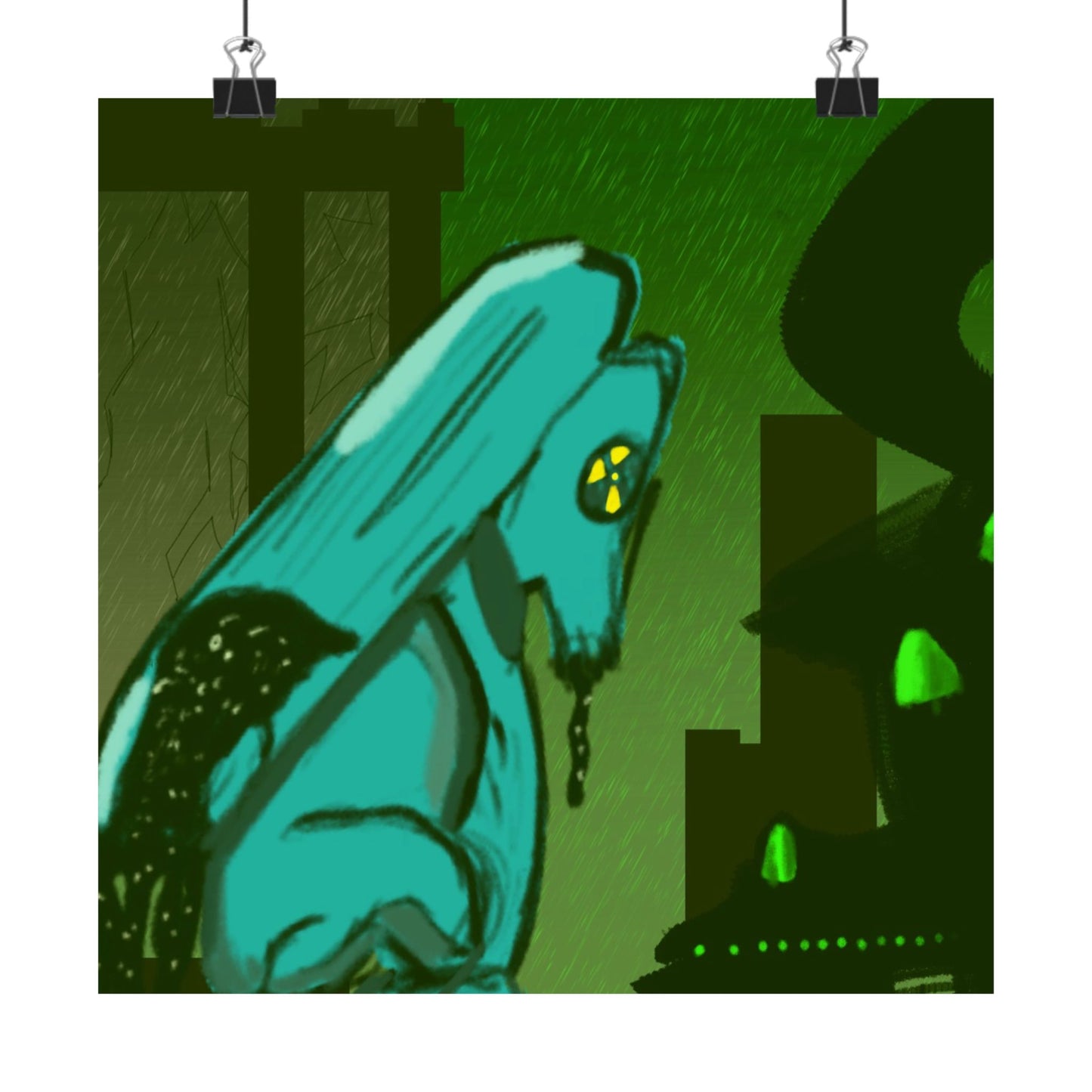 Warning Critical Contamination (Poster) - My souls radiates through a container that cannot hold it (View 9)