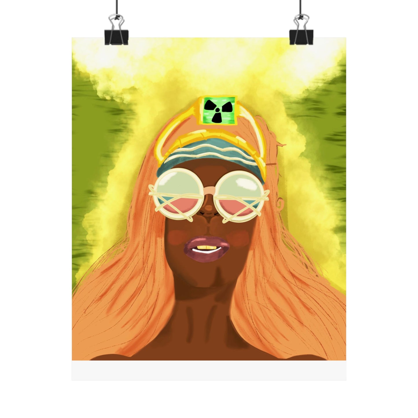 Monarch of the Apocalypse (Poster) - A vivid matte poster that brings bold color and confident personality to any indoor wall