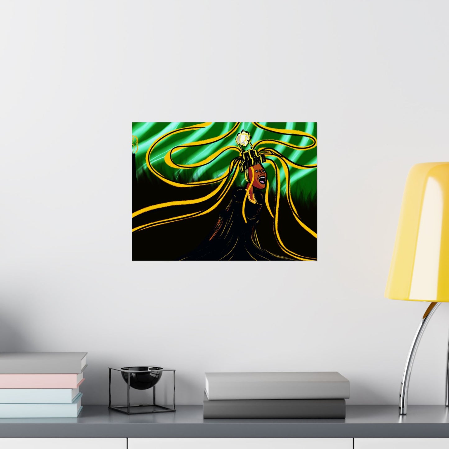 Wailing Oracle (Poster) - This matte horizontal poster brings bold, cinematic energy to any indoor space (View 16)