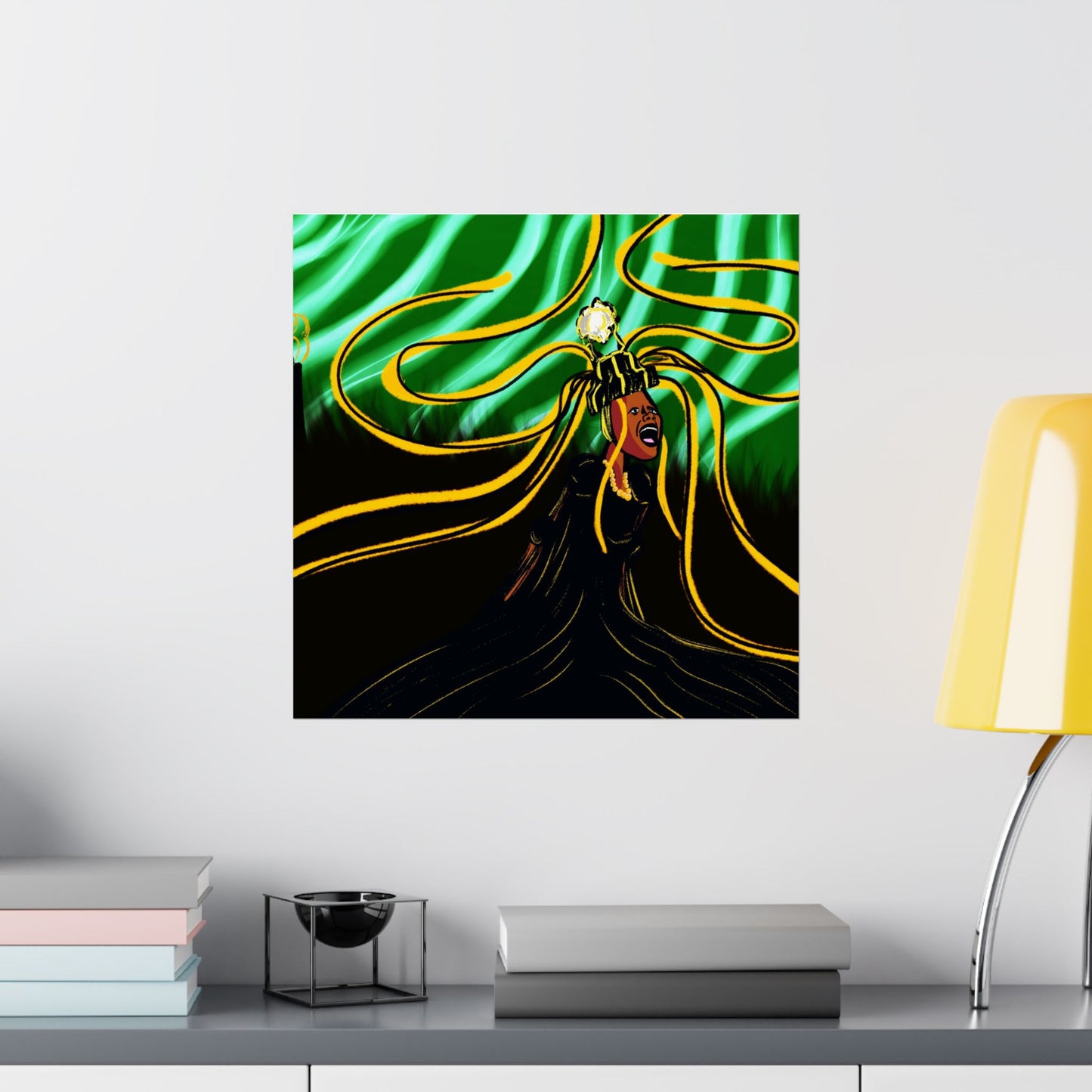 Wailing Oracle (Poster) - This matte horizontal poster brings bold, cinematic energy to any indoor space (View 26)