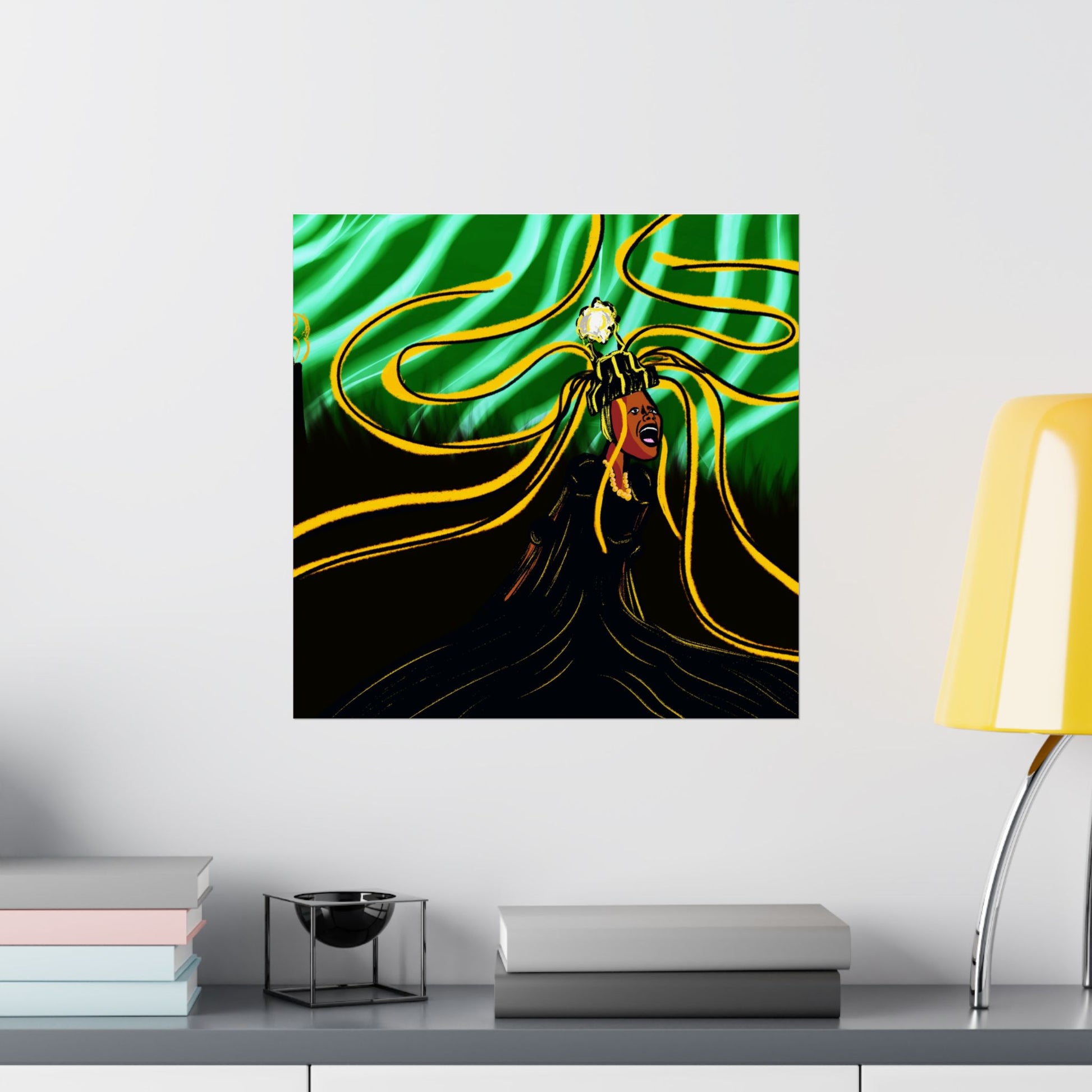 Wailing Oracle (Poster) - This matte horizontal poster brings bold, cinematic energy to any indoor space (View 26)