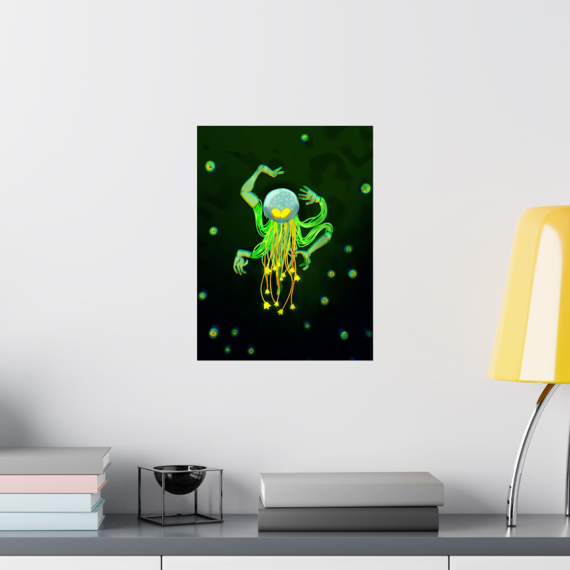 Lure (Poster) - This matte vertical poster brings a dreamy, bioluminescent world into your room (View 16)