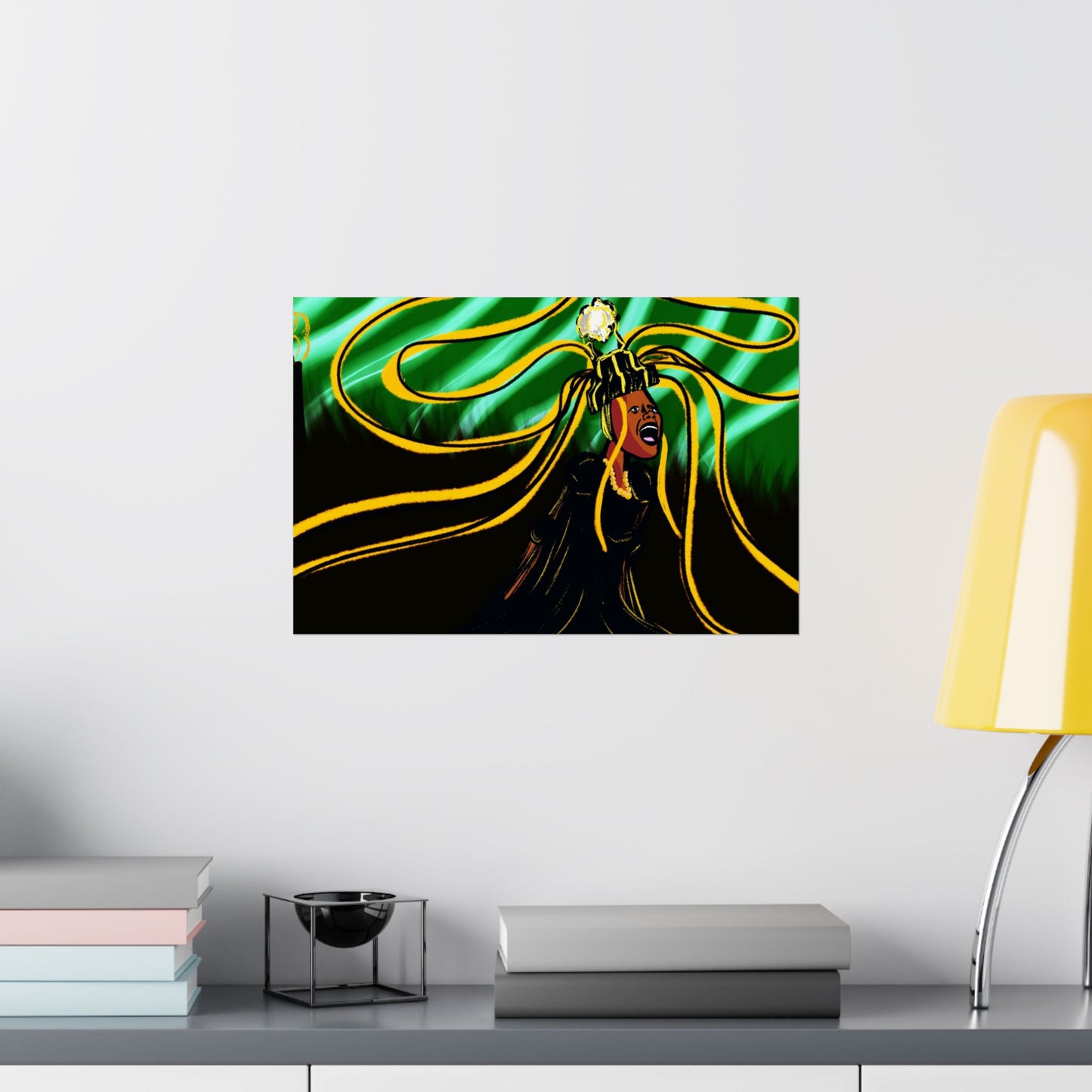 Wailing Oracle (Poster) - This matte horizontal poster brings bold, cinematic energy to any indoor space (View 17)