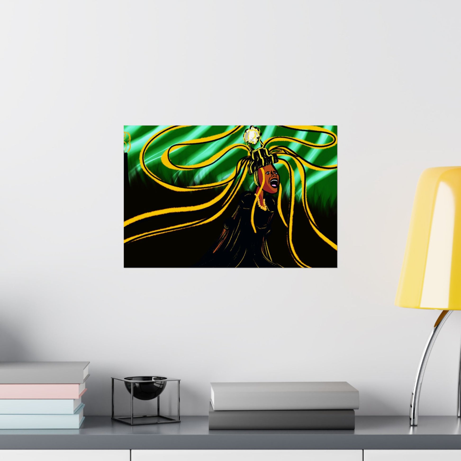 Wailing Oracle (Poster) - This matte horizontal poster brings bold, cinematic energy to any indoor space (View 17)